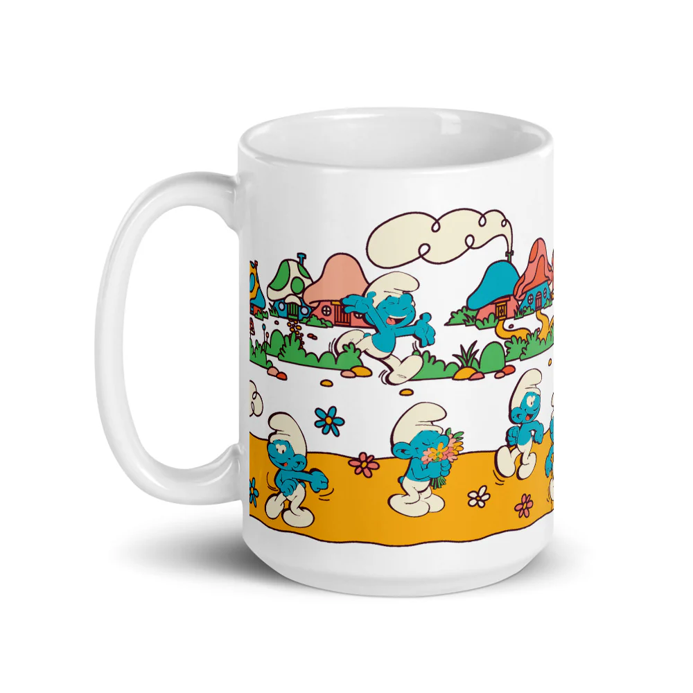 The Smurfs Village White Mug - Image 7
