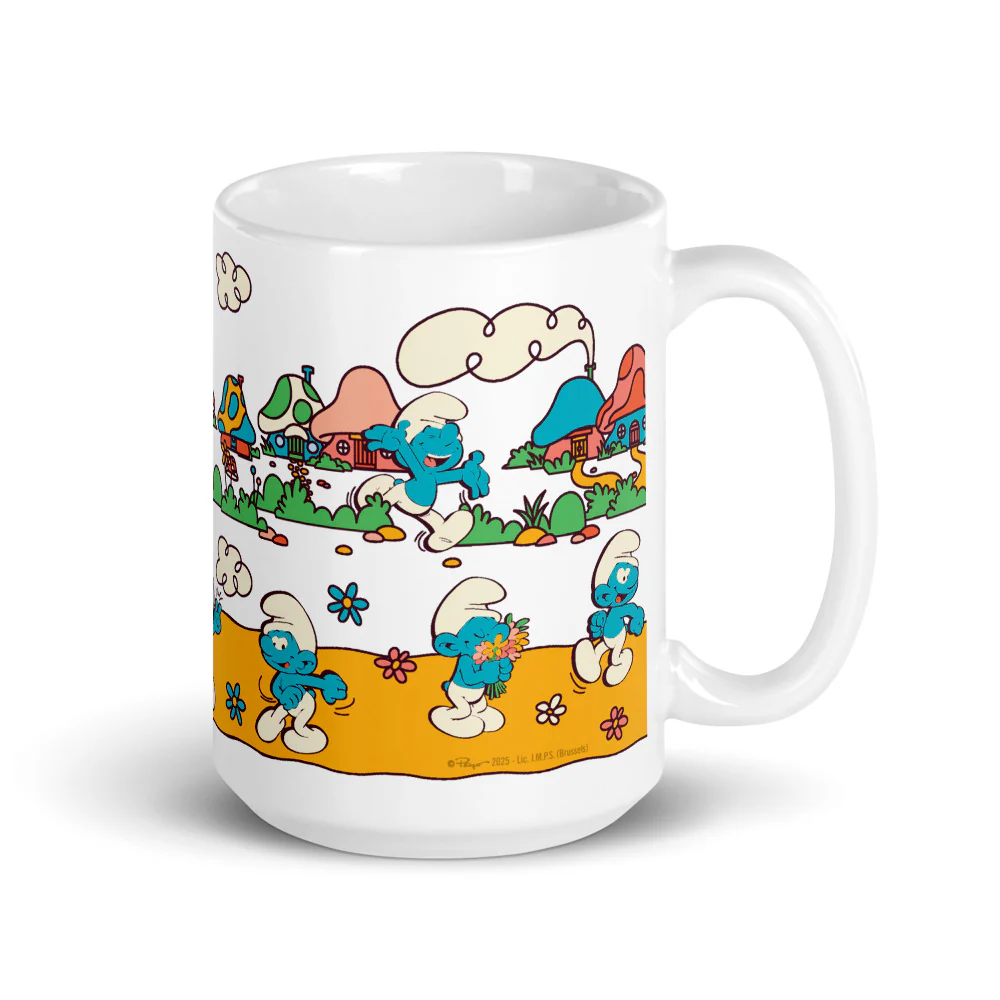 The Smurfs Village White Mug - Image 8
