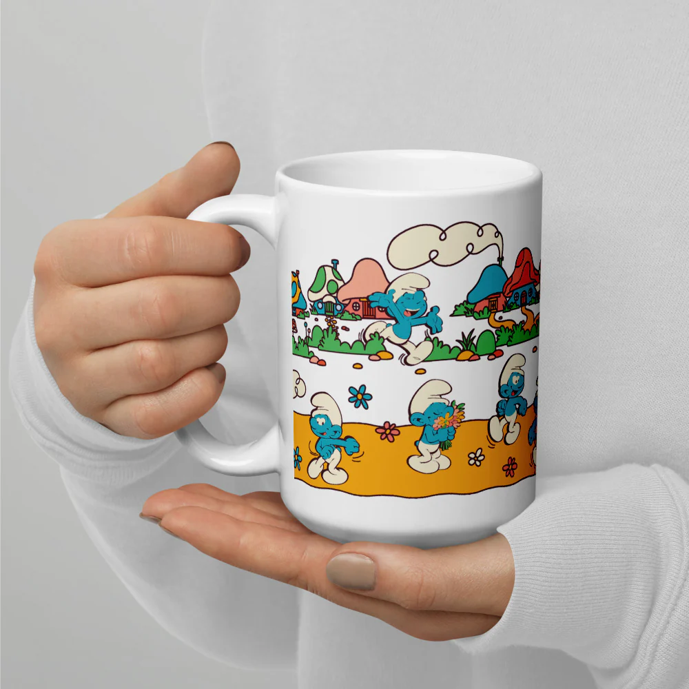 The Smurfs Village White Mug - Image 9