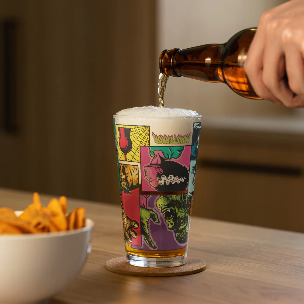 Universal Monsters Comic Book Pint Glass - Image 10
