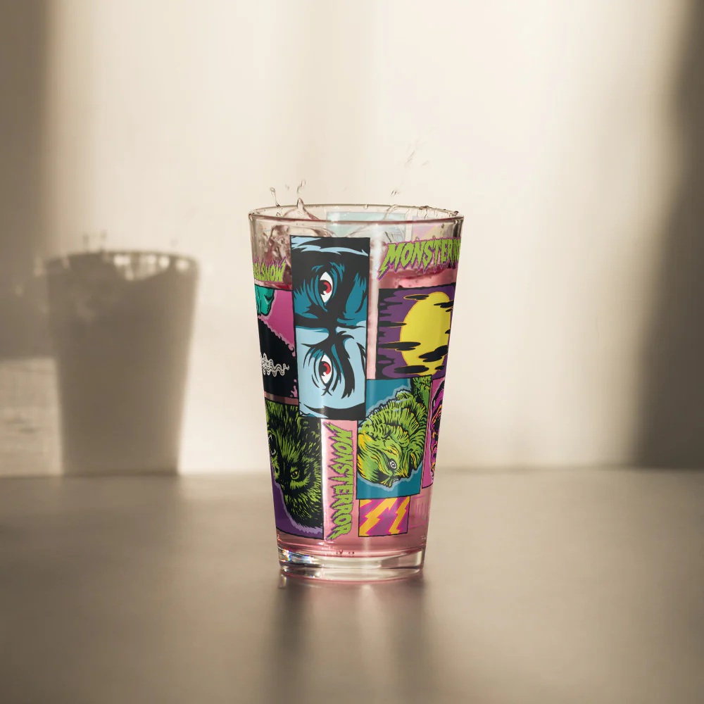 Universal Monsters Comic Book Pint Glass - Image 14