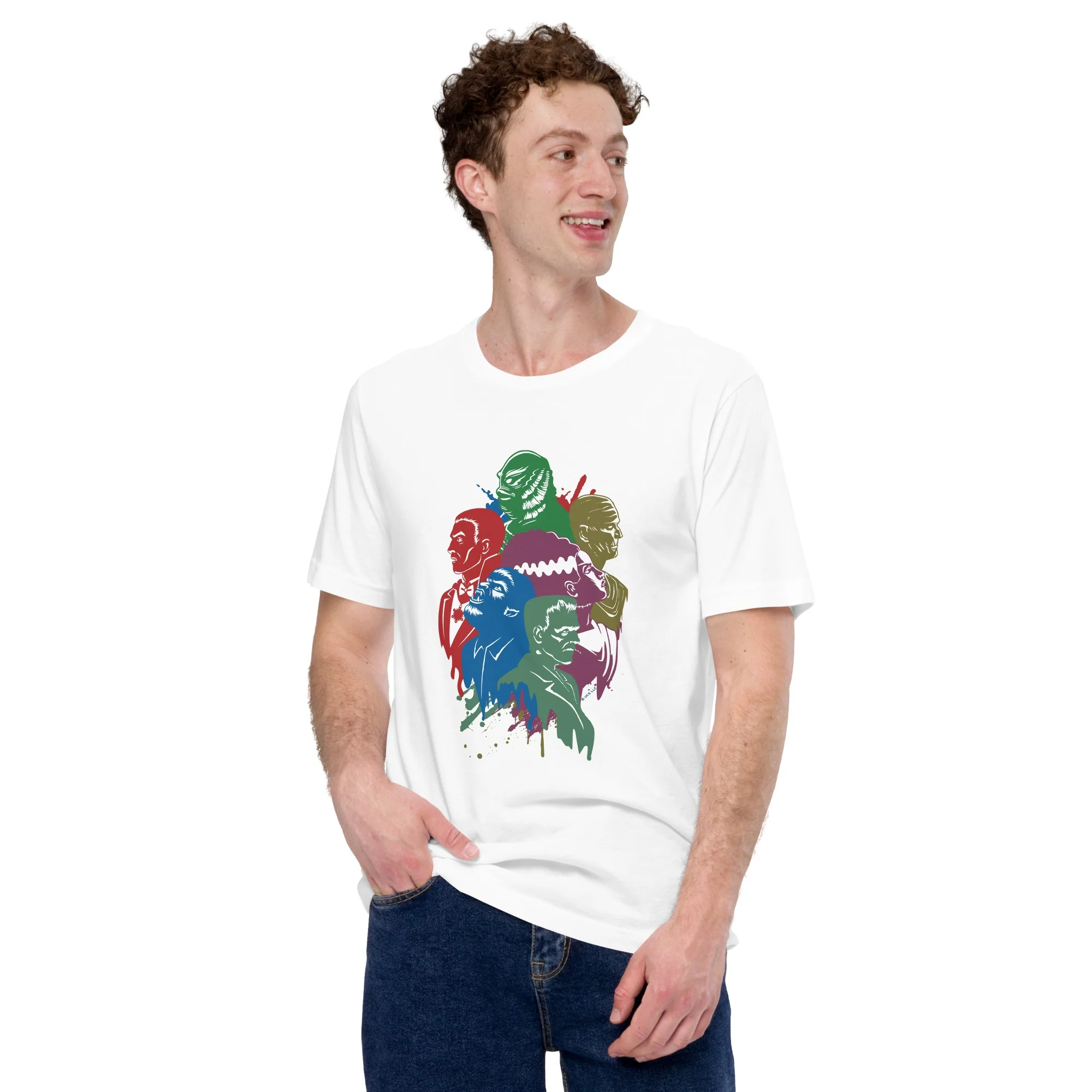 Universal Monsters Mash Up T-Shirt - Image 3