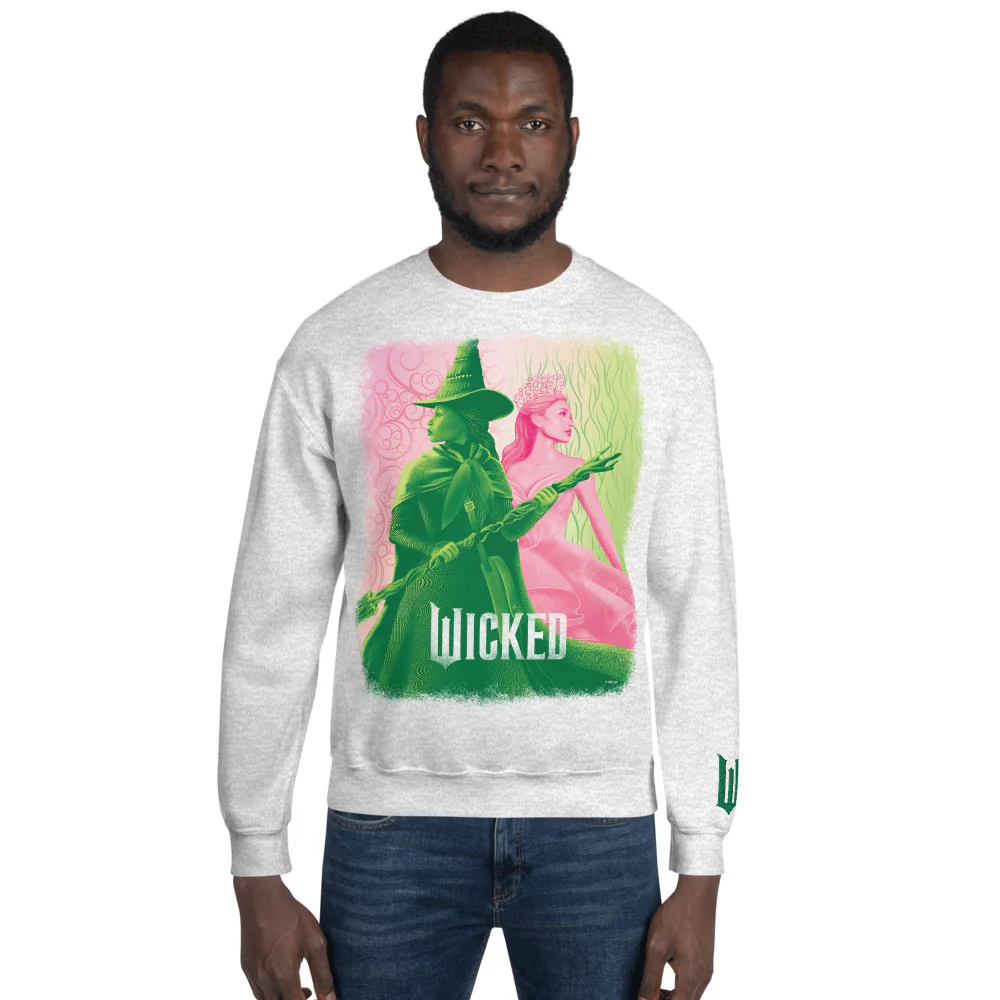 Wicked Elphaba Glinda Crewneck Sweatshirt - Image 4