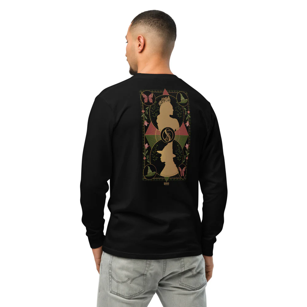 Wicked Enchanted Elements Elphaba & Glinda Heavyweight Long Sleeve T-Shirt - Image 3