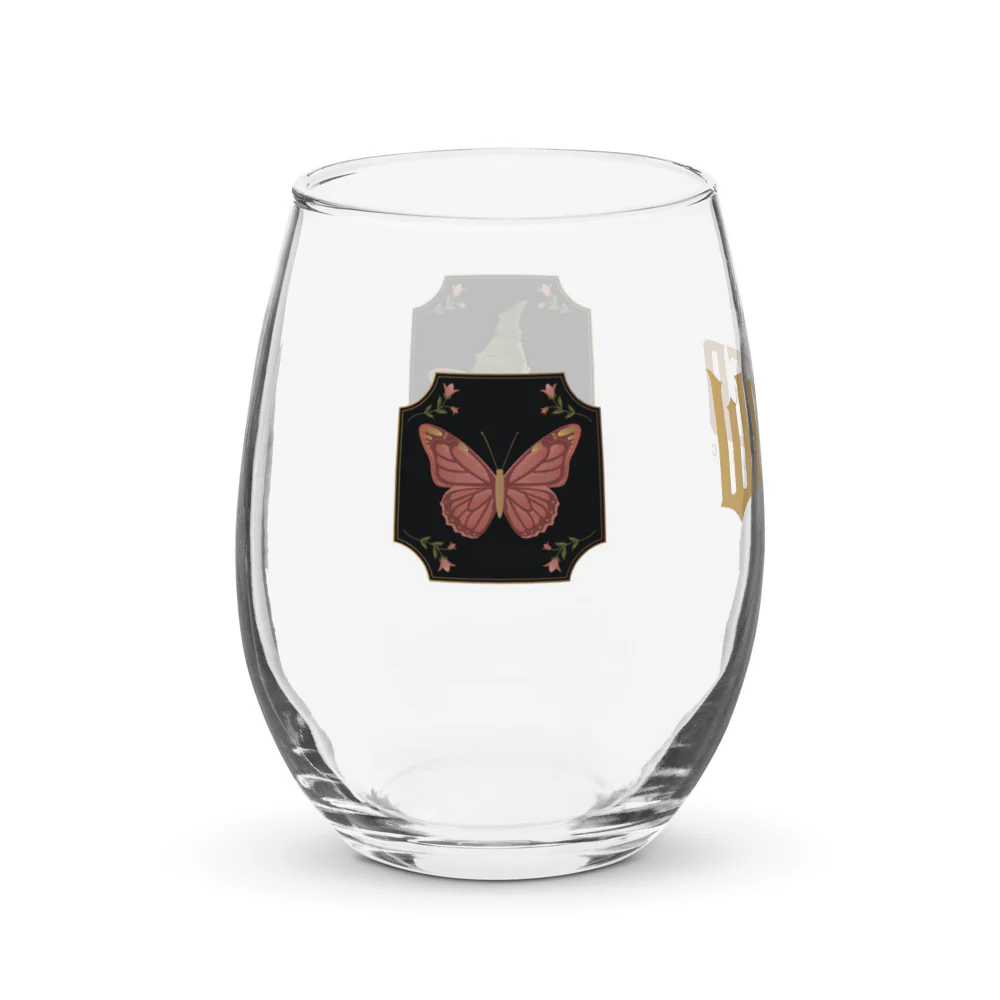 Wicked Enchanted Elements Elphaba & Glinda Stemless Stemless Wine Glass - Image 3