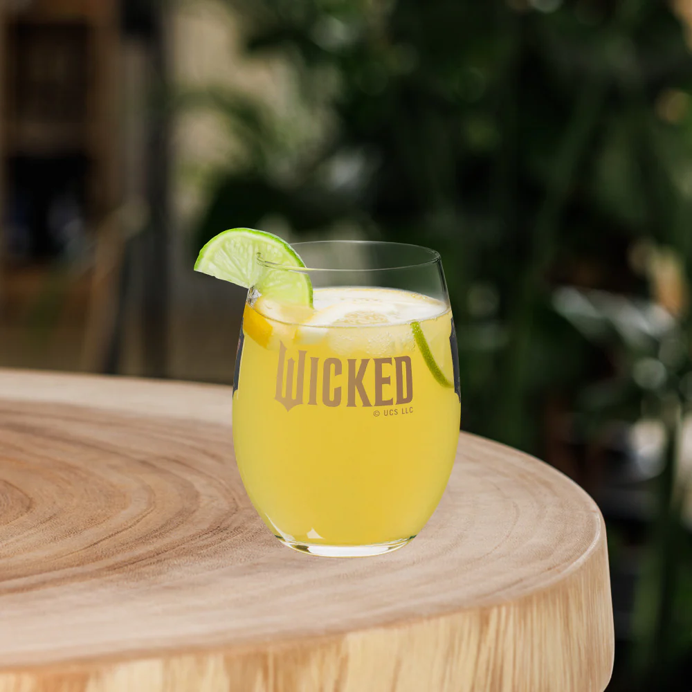 Wicked Enchanted Elements Elphaba & Glinda Stemless Stemless Wine Glass - Image 4