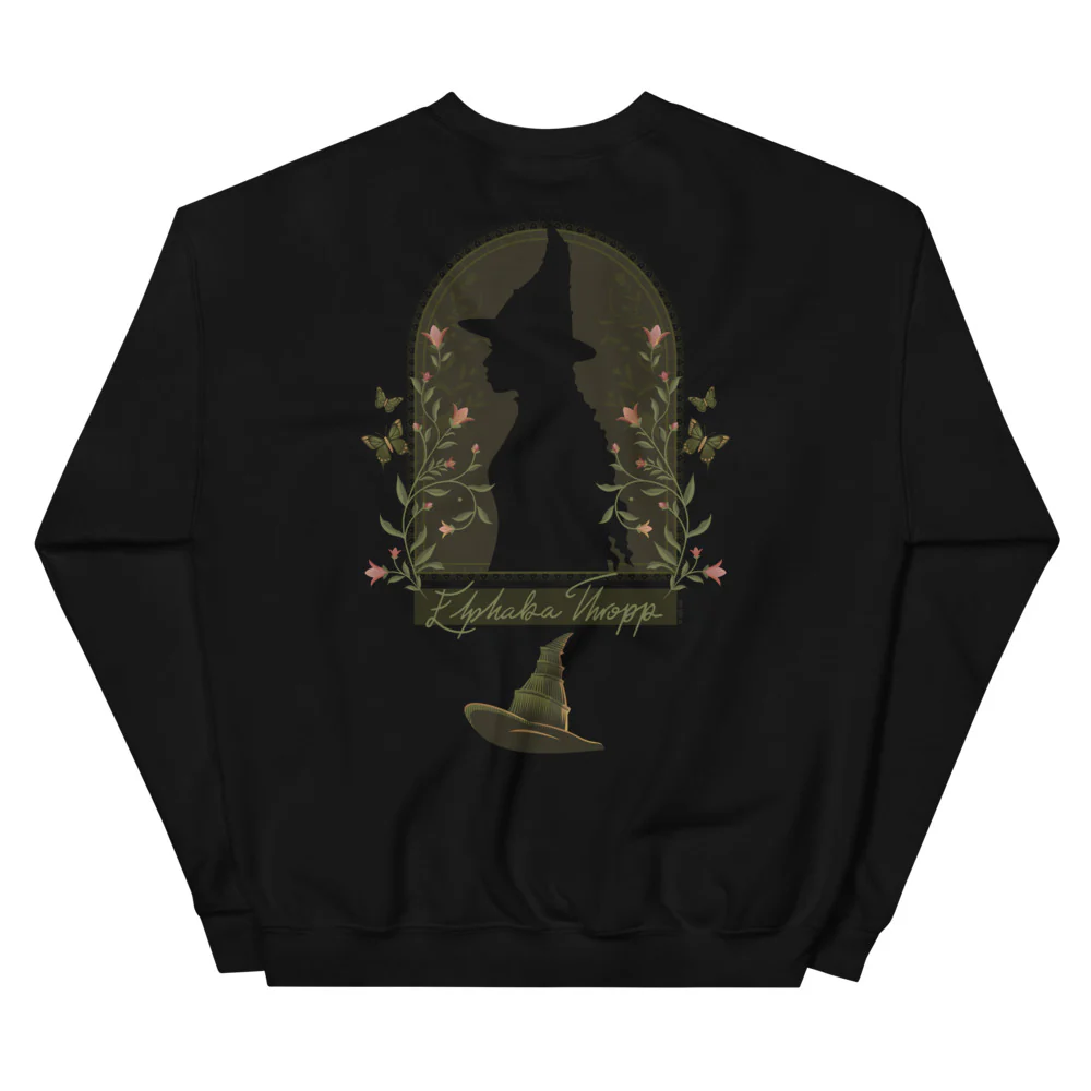 Wicked Enchanted Elements Elphaba Thropp Fleece Crewneck Sweatshirt