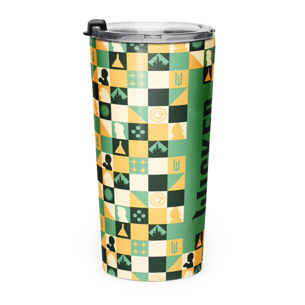 Wicked: For Good Checkered Pattern Stainless Steel Tumbler - Image 4