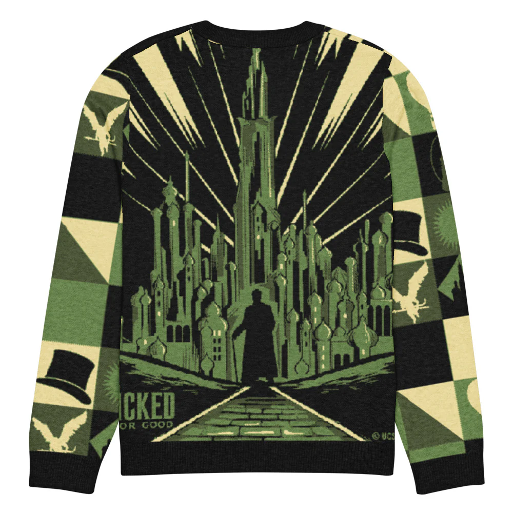Wicked: For Good Knit Holiday Sweater of Emerald City - Image 2