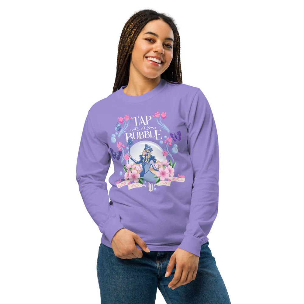 Wicked: For Good Long Sleeve T-Shirt "Tap to Bubble" - Image 2