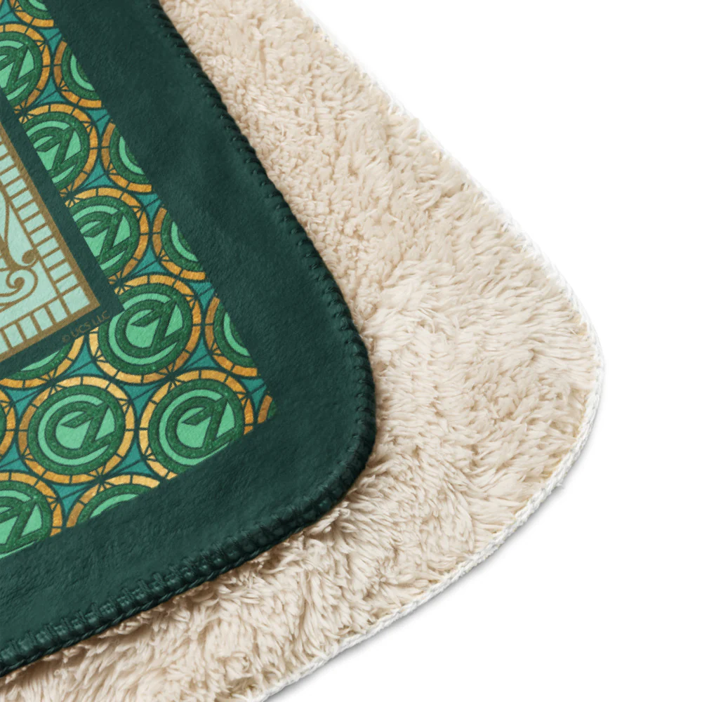 Wicked Greetings From Emerald City Sherpa Blanket - Image 2
