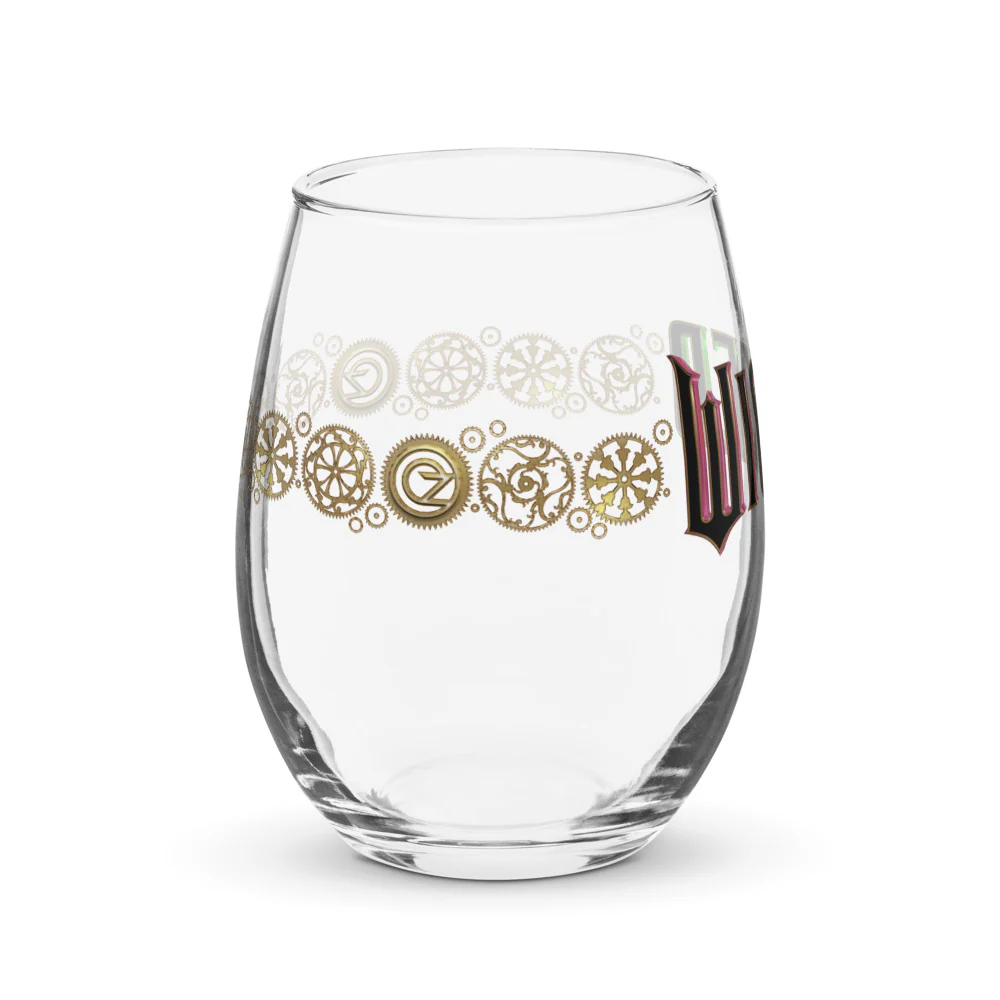 Wicked Logo Stemless Wine Glass - Image 4