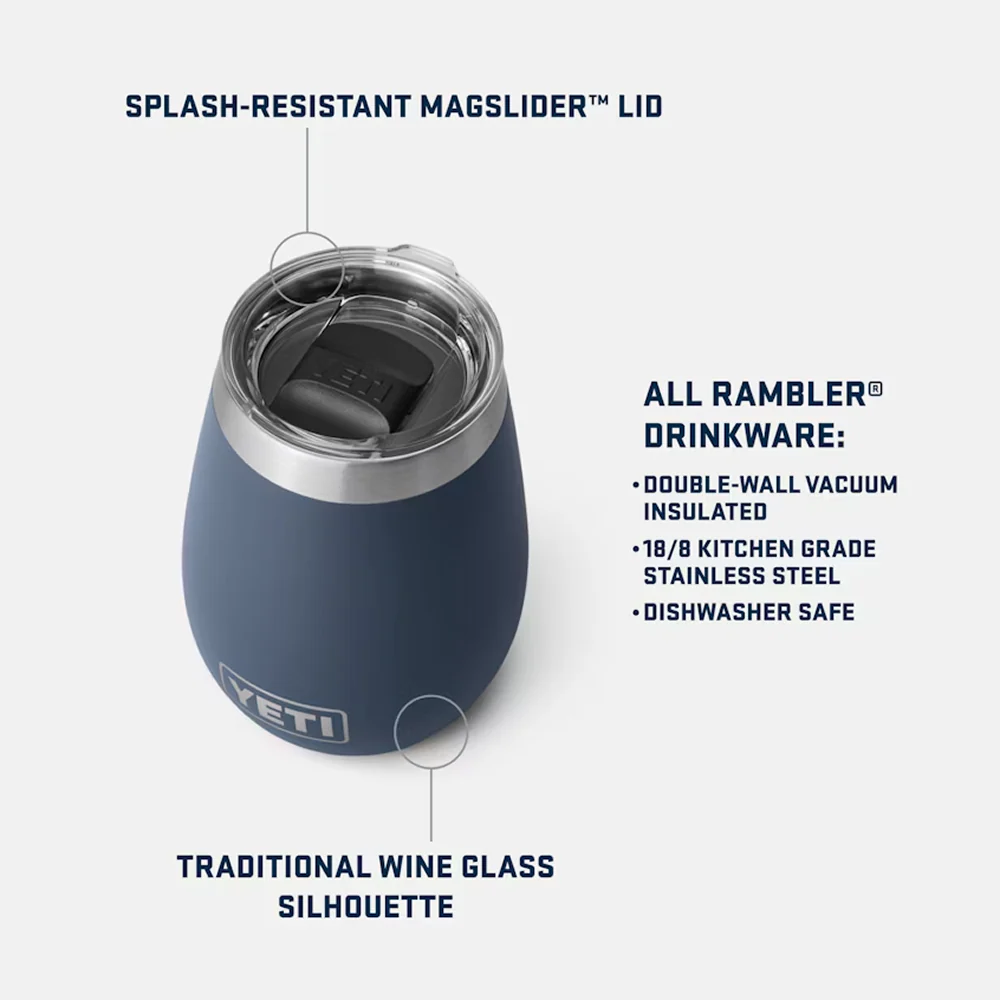 Wicked Yeti Rambler 10oz Wine Tumbler with Lid - Image 4